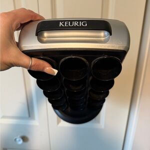 Keurig Black and Silver Coffee Pod Carousel